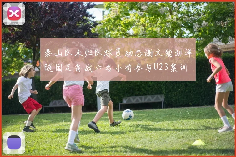 泰山队未归队球员动态谢文能刘洋随国足备战六名小将参与U23集训